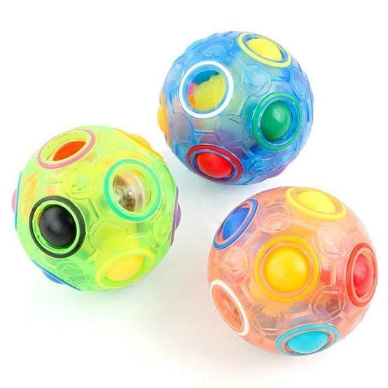 Qiyi Rainbow Ball 12 Hole Glow in The dark Original