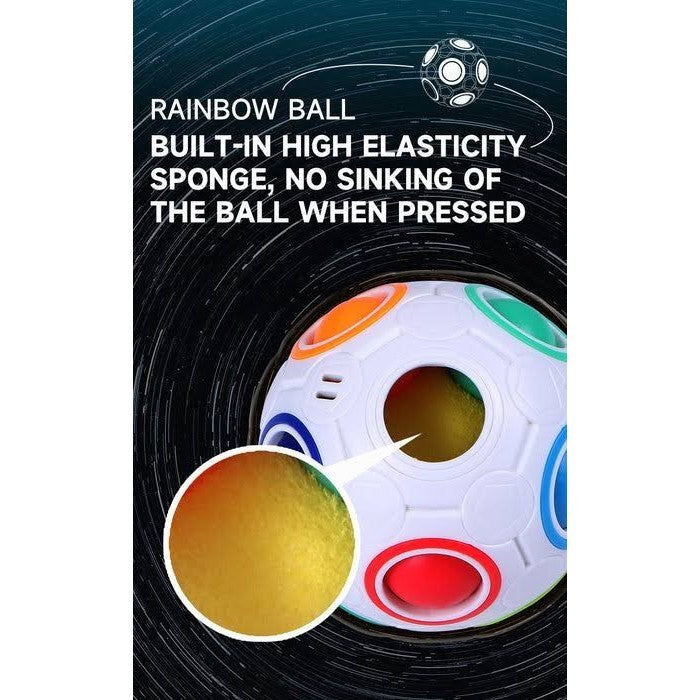 Cube Qiyi Rainbow Ball Puzzle Original