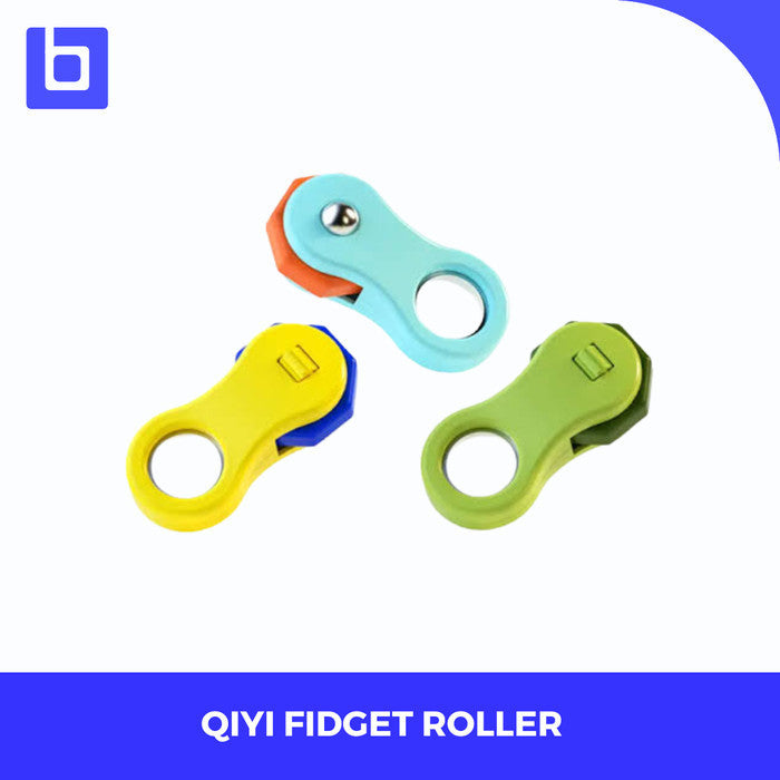 Qiyi Fidget Roller Ring Gyroscope Childrenn educational Toys Original - BLUE