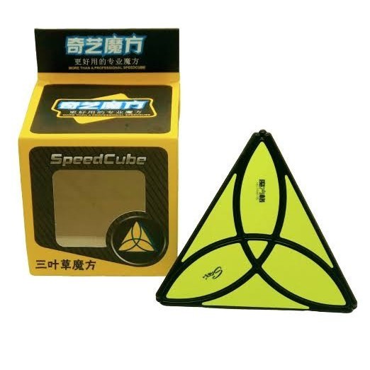 Cube Pyraminx Qiyi Clover Pyraminx Blackbase Original