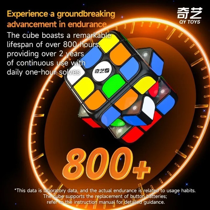Cube 3x3 Qiyi Smart cube Magnetic AI 3x3 Original - ART VERSION