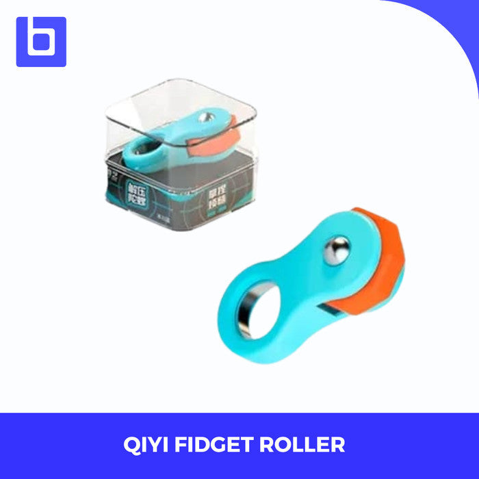 Qiyi Fidget Roller Ring Gyroscope Childrenn educational Toys Original - BLUE
