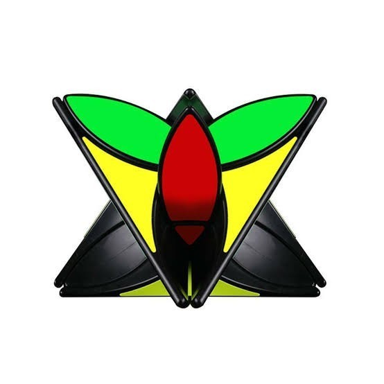 Cube Pyraminx Qiyi Clover Pyraminx Blackbase Original