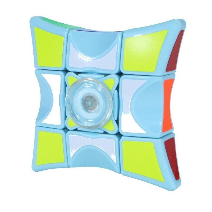 Cube 1x3x3 Qiyi Fidget Cube /Blue/Pink Original - BLUE
