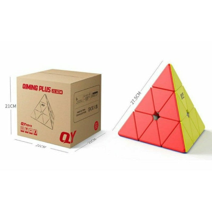 Cube Pyraminx Qiyi Qiming Plus 27.5cm Stickerless Original