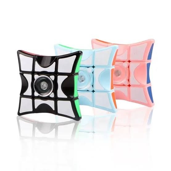 Cube 1x3x3 Qiyi Fidget Cube /Blue/Pink Original - BLUE