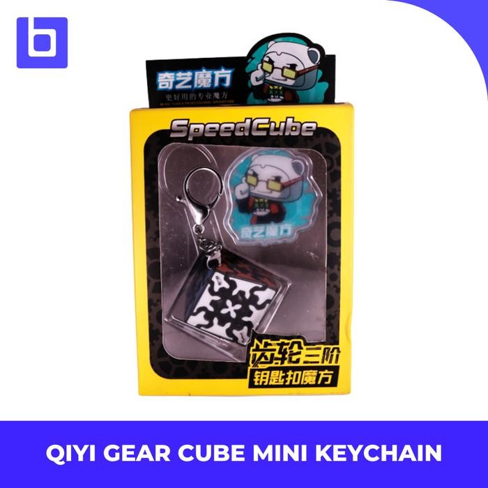 QIYI GEAR- Qiyi Gear Cube 3x3 Keychain Blackbase Original