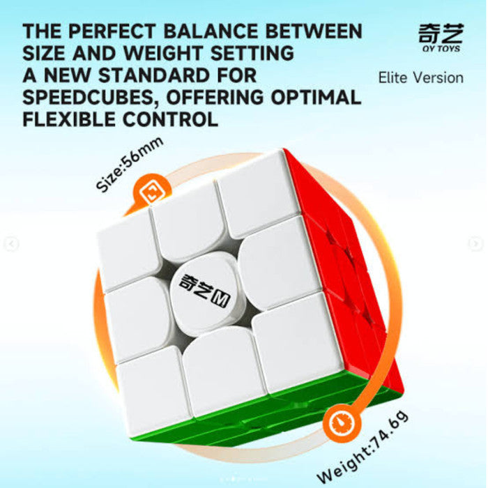Cube 3x3 Qiyi M pro elite 3x3 Stickerless Original