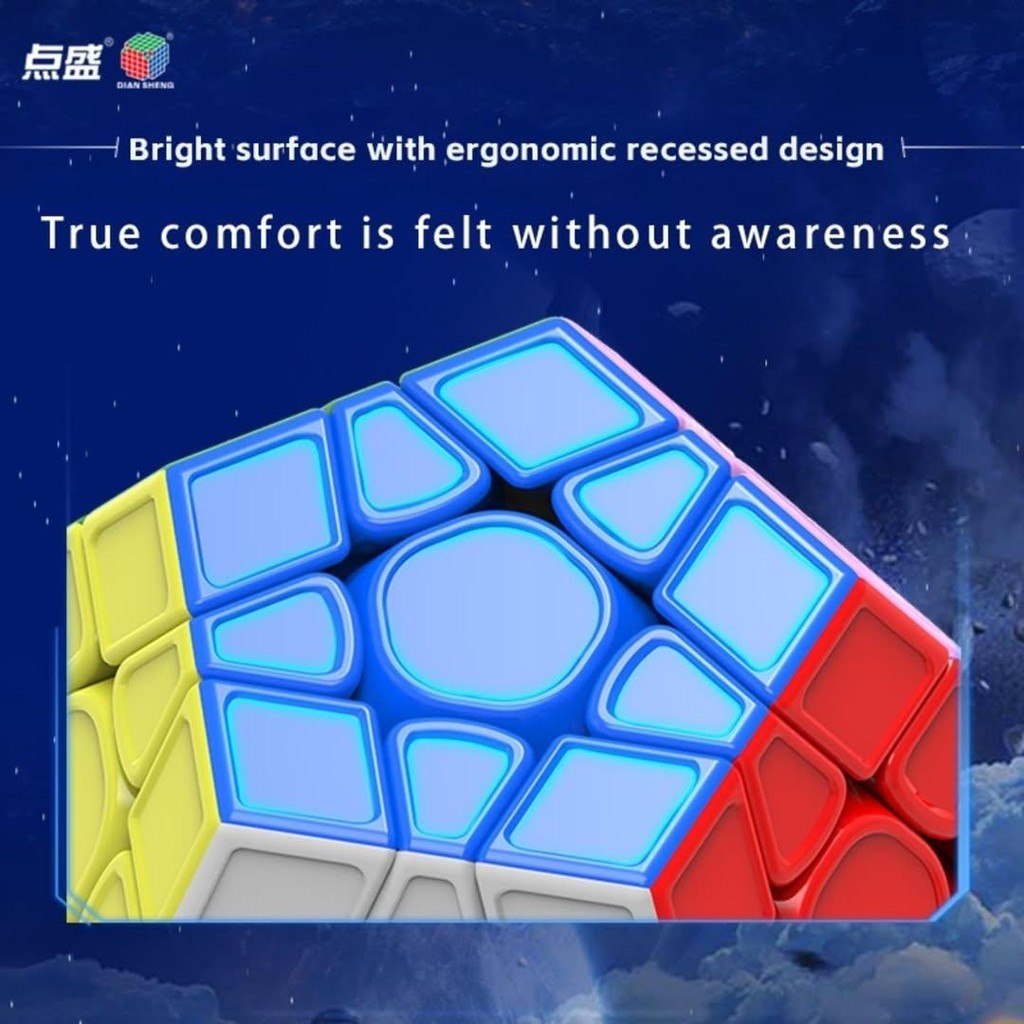 Cube Megaminx - Diansheng hulk megaminx M 3x3 Stickerless