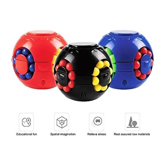 Magical Bean Spinner Red/Black/Blue Original - RED