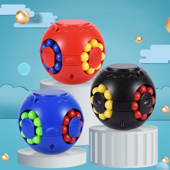 Magical Bean Spinner Red/Black/Blue Original - RED