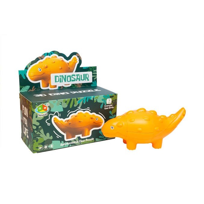 CubePuzzle 2x2 3x3 Character Dinosaurus Stickerless Original - STYRACOSAURUS