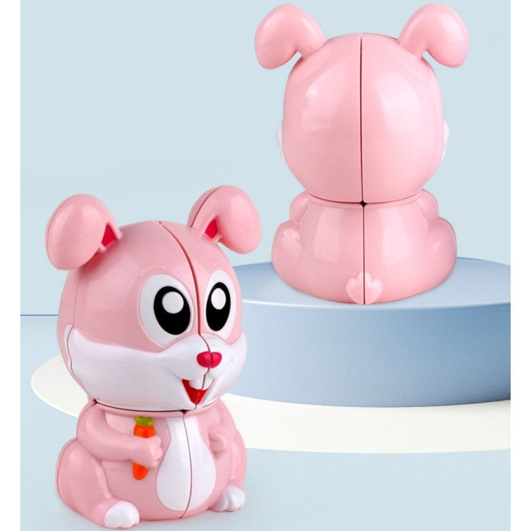 Cube 2x2 Yuxin Rabbit Big Stickerless pink Original