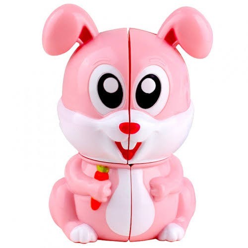 Cube 2x2 Yuxin Rabbit Big Stickerless pink Original