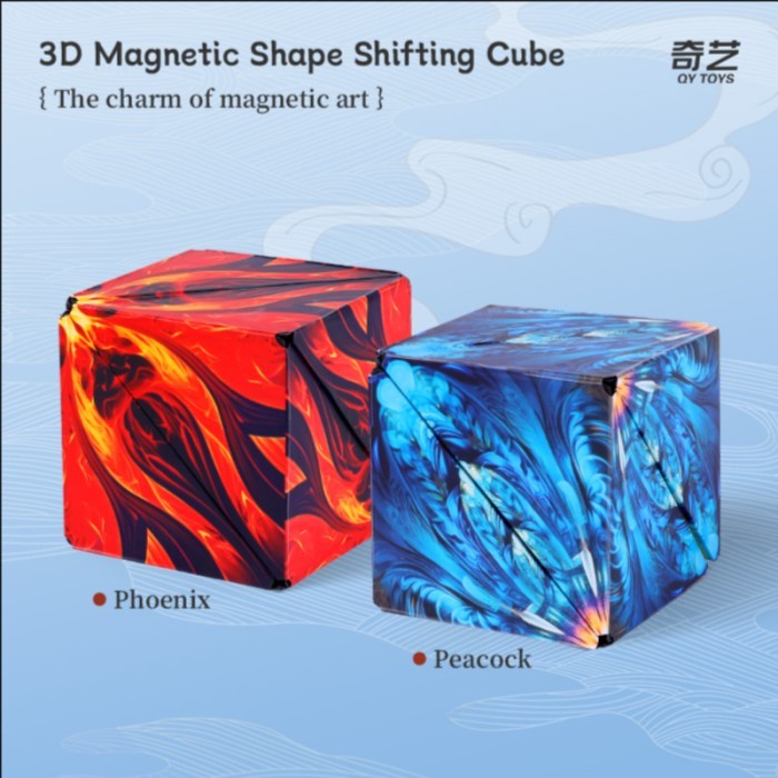 Qiyi Magnetic Folding Shape Shifting Folding Phoenix/Peacock Original - PHOENIX