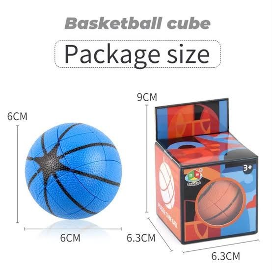 Cube 3x3 Fanxin Basket Ball Red/Orange/Blue Original - RED