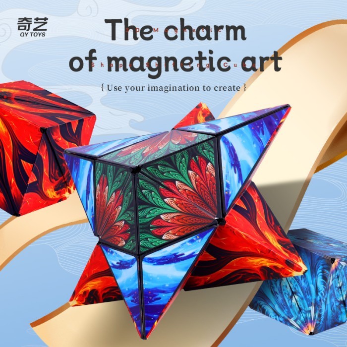 Qiyi Magnetic Folding Shape Shifting Folding Phoenix/Peacock Original - PHOENIX