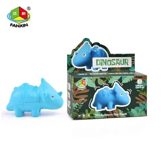 CubePuzzle 2x2 3x3 Character Dinosaurus Stickerless Original - STYRACOSAURUS