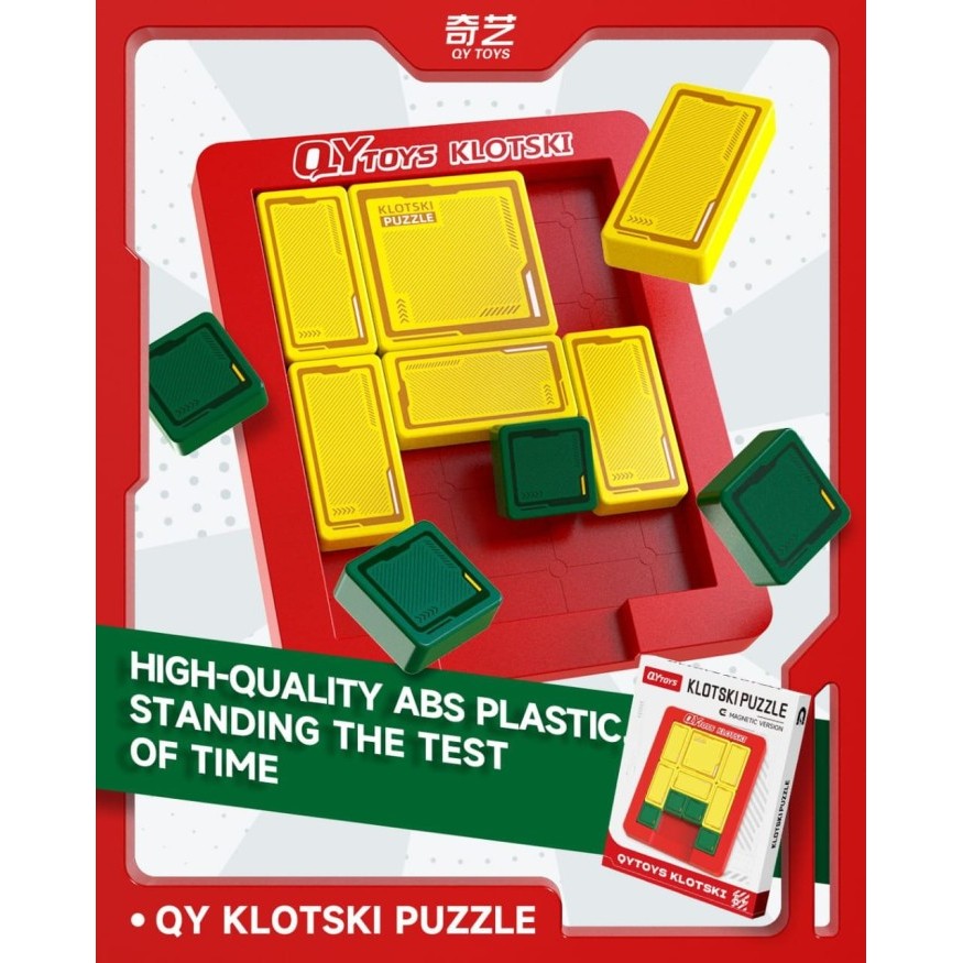 Qiyi Klotski Puzzle Magnetic Red Original