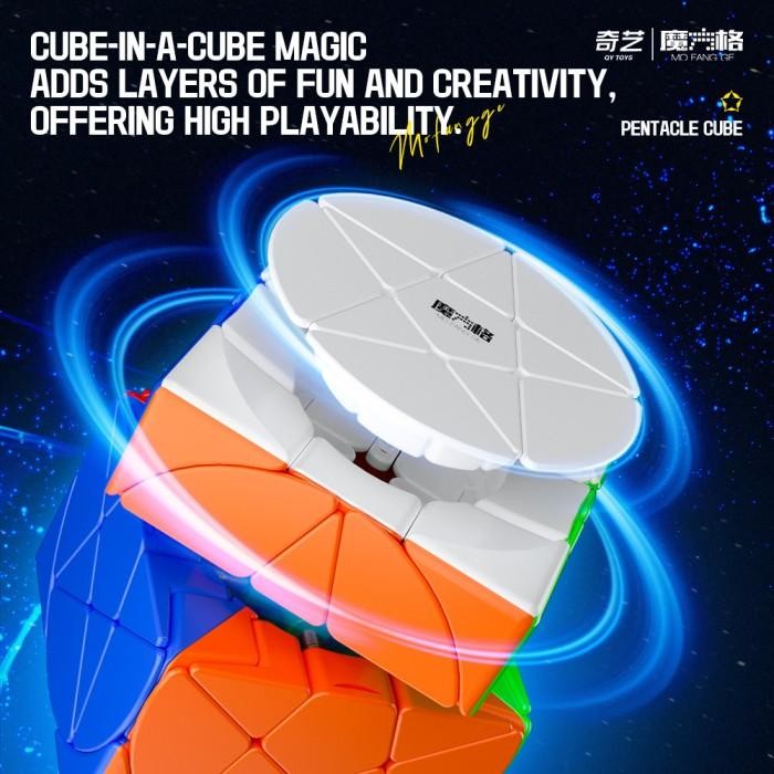 Twisty Cube - Qiyi Pentacle cube Stickerless Original