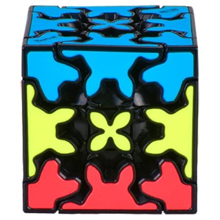 TWISTY PUZZLE - Qiyi Gear Sandwich 3x3 Cube Blackbase Original