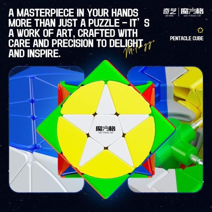 Twisty Cube - Qiyi Pentacle cube Stickerless Original