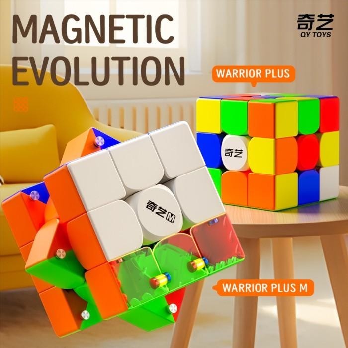 Cube  Qiyi Warrior Plus M 3x3 18.8cm  Stickerless Original