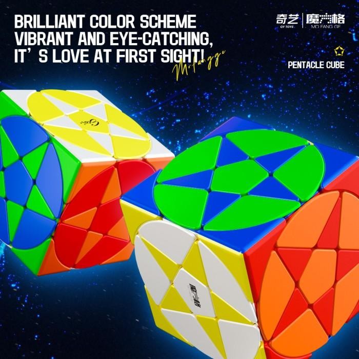 Twisty Cube - Qiyi Pentacle cube Stickerless Original