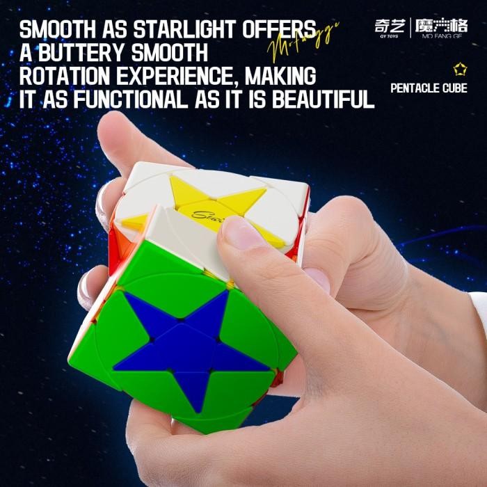 Twisty Cube - Qiyi Pentacle cube Stickerless Original