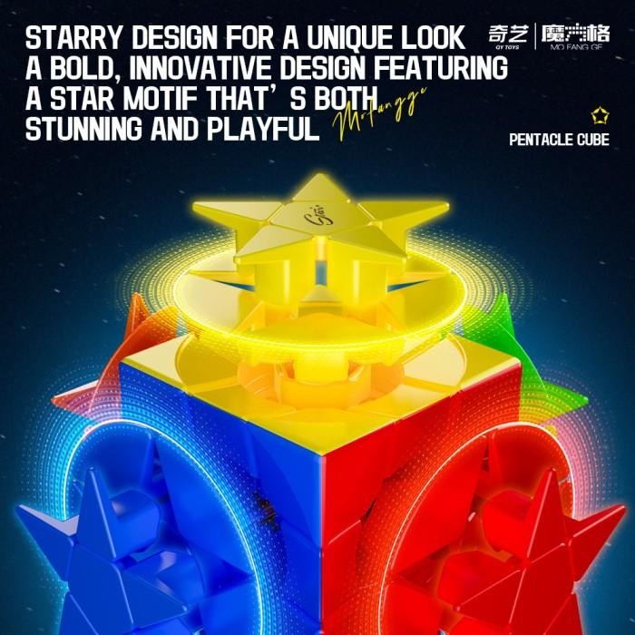Twisty Cube - Qiyi Pentacle cube Stickerless Original
