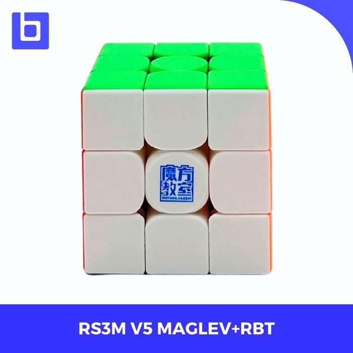 Cube 3x3 Moyu Rs3m V5 Maglev + Robot Case